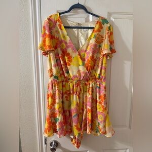 Sugarlips Cream Satin Blouse